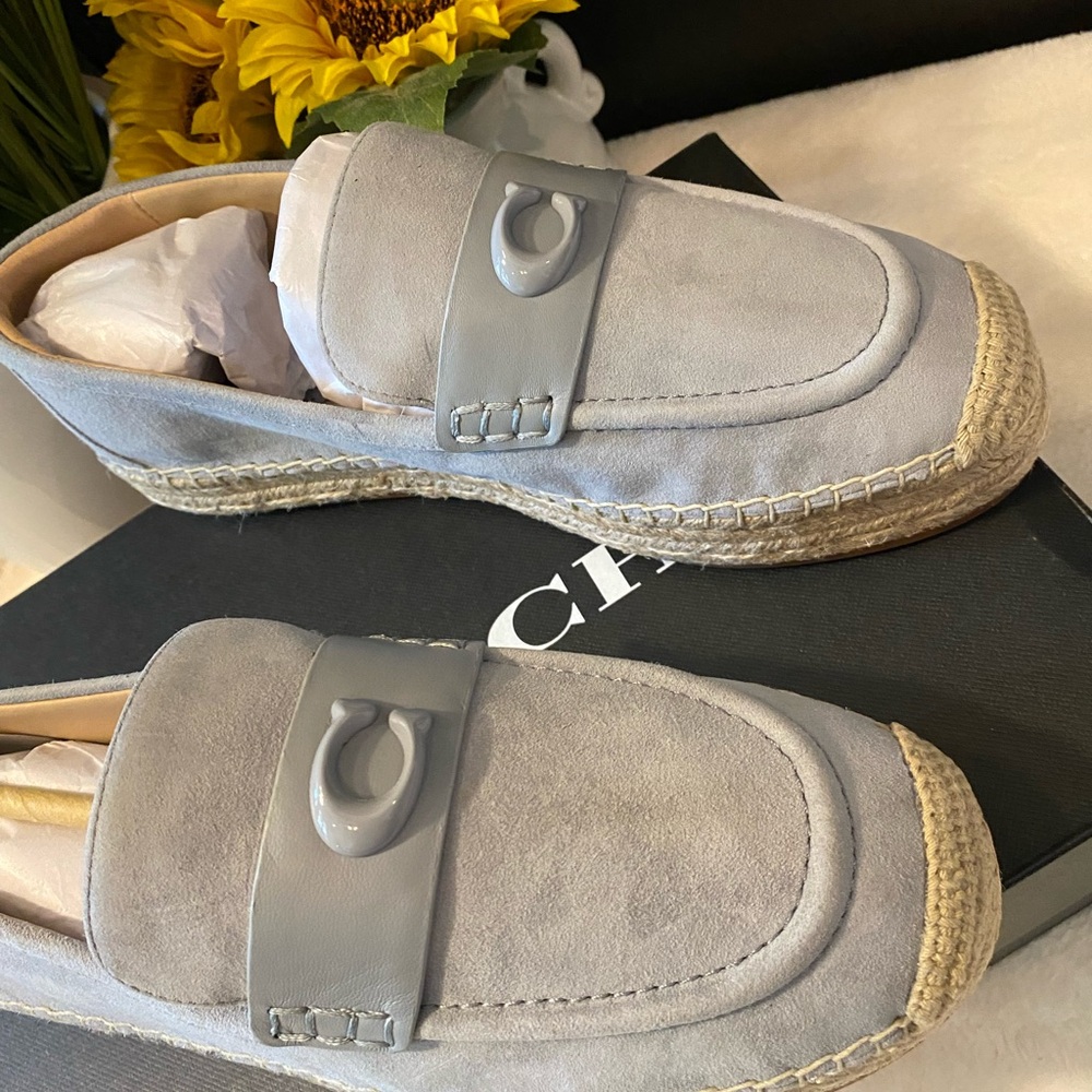 COACH Women's Pearl Slip On Cap Toe Flats - Picture 3 of 8